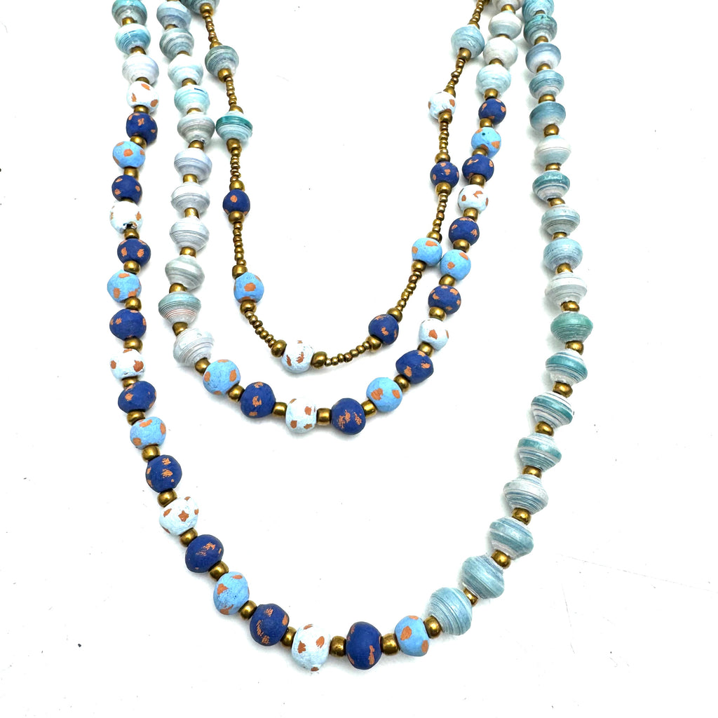 Hadassah Necklace- Blue