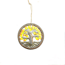 Load image into Gallery viewer, Tree of Life Tree Ornament- Yellow