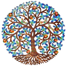 Load image into Gallery viewer, Jumbo Blue Tree Of Life - Birds And Flowers