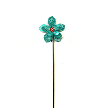 Load image into Gallery viewer, Turquoise 3-D Garden Stake 2