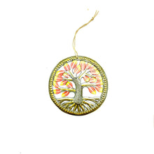 Load image into Gallery viewer, Tree of Life Tree Ornament- Orange