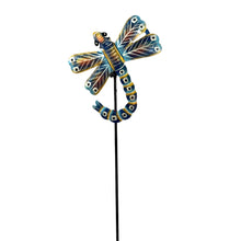 Load image into Gallery viewer, Little Blue Dragonfly Garden Stake