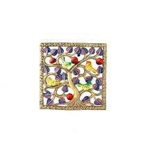 Load image into Gallery viewer, Small Square Birds with Red Fruit