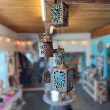 Load image into Gallery viewer, Painted Tree of Life Hanging Lantern