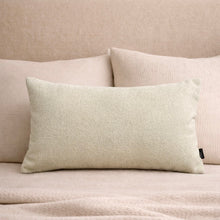 Load image into Gallery viewer, Cream Sherpa Lumbar Pillow Cover