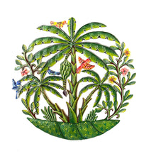 Load image into Gallery viewer, Palm Tree with Bananas Round