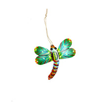 Load image into Gallery viewer, Little Dragonfly Ornament- Green/Blue