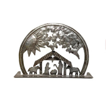 Load image into Gallery viewer, Steel Round Standing Nativity