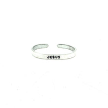 Load image into Gallery viewer, Inspirational Aluminum Cuff- Jesus