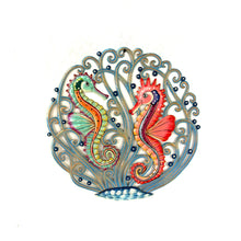 Load image into Gallery viewer, Medium Blue Seahorse
