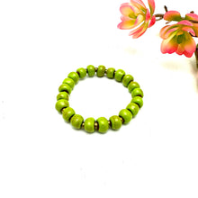 Load image into Gallery viewer, Frog Pond Green Ceramic Bracelet