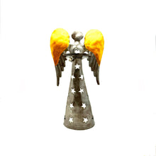 Load image into Gallery viewer, Angel Votive Candle Holder- Gold Wings