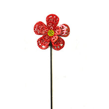 Load image into Gallery viewer, Red 3-D Garden Stake