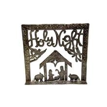Load image into Gallery viewer, Steel Square Standing Nativity