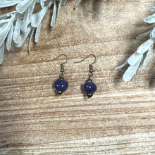 Load image into Gallery viewer, Simple Ceramic Earring- Deep Purple