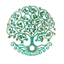 Load image into Gallery viewer, Oil Drum Top Tree Turquoise