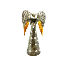 Load image into Gallery viewer, Angel Votive Candle Holder- Gold Tipped Wings