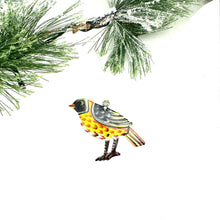 Load image into Gallery viewer, Standing Yellow Bird Ornament