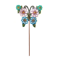 Load image into Gallery viewer, Butterfly Garden Stake- Flowers 2
