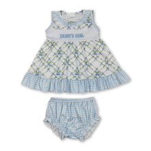 Load image into Gallery viewer, Sleeveless daddy's girl bow tunic bummies girls outfits