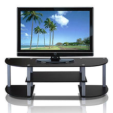 Load image into Gallery viewer, Contemporary Grey and Black TV Stand - Fits up to 42-inch TV