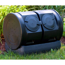 Load image into Gallery viewer, Duel Lid 7-Cubic ft. Composting Bin Tumbler with Compost Tea Collector