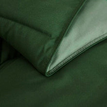Load image into Gallery viewer, Full/Queen Traditional Microfiber Reversible 3 Piece Comforter Set in Green