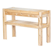 Load image into Gallery viewer, 2 Tier Adjustable Cedar Wood Multipurpose Storage Shelves - Made In USA