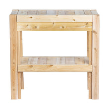 Load image into Gallery viewer, 2 Tier Adjustable Cedar Wood Garden Storage Shelves - Made In USA
