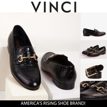 Load image into Gallery viewer, The Monaco Black Leather Men Shoe Bit Loafer