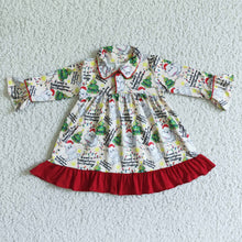 Load image into Gallery viewer, Hippopotamus sleepwear kids girls Christmas nightgown