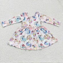 Load image into Gallery viewer, Long sleeves dancer princess baby girls dresses