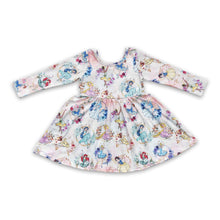 Load image into Gallery viewer, Long sleeves dancer princess baby girls dresses