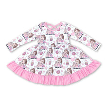 Load image into Gallery viewer, Donut lollipop teacher baby girls valentine's dress