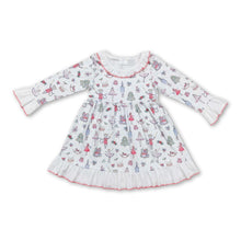 Load image into Gallery viewer, Long sleeves ballet Christmas tree kids girls nightgown