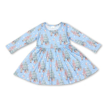 Load image into Gallery viewer, Long sleeves Christmas tree pink king ballet girls dress