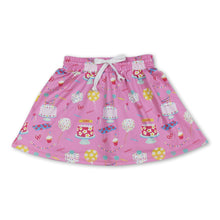 Load image into Gallery viewer, Happy Birthday cake gift kids girls active skirt