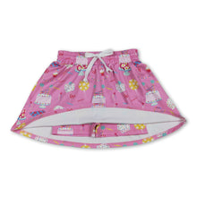 Load image into Gallery viewer, Happy Birthday cake gift kids girls active skirt
