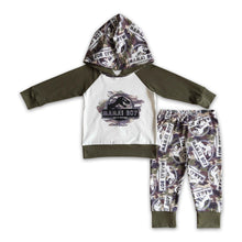 Load image into Gallery viewer, Mama's boy camo hoodie set