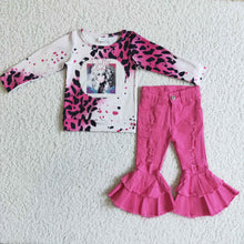 Load image into Gallery viewer, Milk silk sweater denim pants girls singer outfits