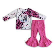 Load image into Gallery viewer, Milk silk sweater denim pants girls singer outfits