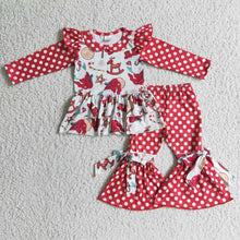 Load image into Gallery viewer, Gnomies santa reindeer girls Christmas outfits