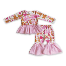 Load image into Gallery viewer, Castle Christmas tree mouse pink tulle baby girls clothes