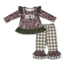 Load image into Gallery viewer, Camo long sleeves deer boots kids girls outfits