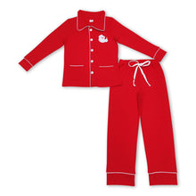 Load image into Gallery viewer, Red santa family clothes MOM Christmas pajamas