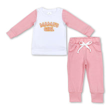 Load image into Gallery viewer, Mama's girl top pocket pants children outfits