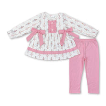 Load image into Gallery viewer, Ballet tunic pink leggings baby girls Christmas outfits