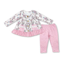 Load image into Gallery viewer, Gingerbread king ballet tunic leggings girls Christmas outfits