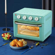 Load image into Gallery viewer, Modern Space Saving Countertop Kitchen Convection Toaster Oven Air Fryer - Teal