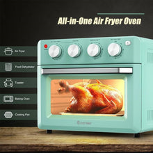 Load image into Gallery viewer, Modern Space Saving Countertop Kitchen Convection Toaster Oven Air Fryer - Teal